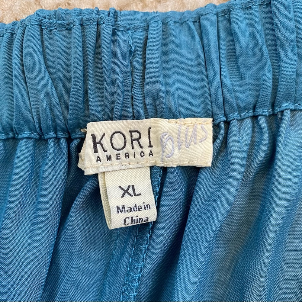 Kori Plus Women's Elegant Blue Skirt Size XL - Picture 3 of 5